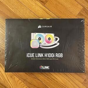 Corsair iCUE H100i RGB Liquid CPU cooler - QX120 RGB Fans white CW-9061005-WW